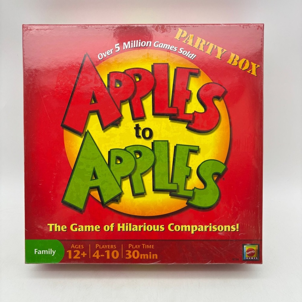 Apples to Apples Party Box Board Game Mattel Family Card Game New SEALED
